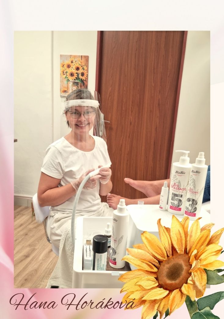 Hanka fotka se slunečnicí